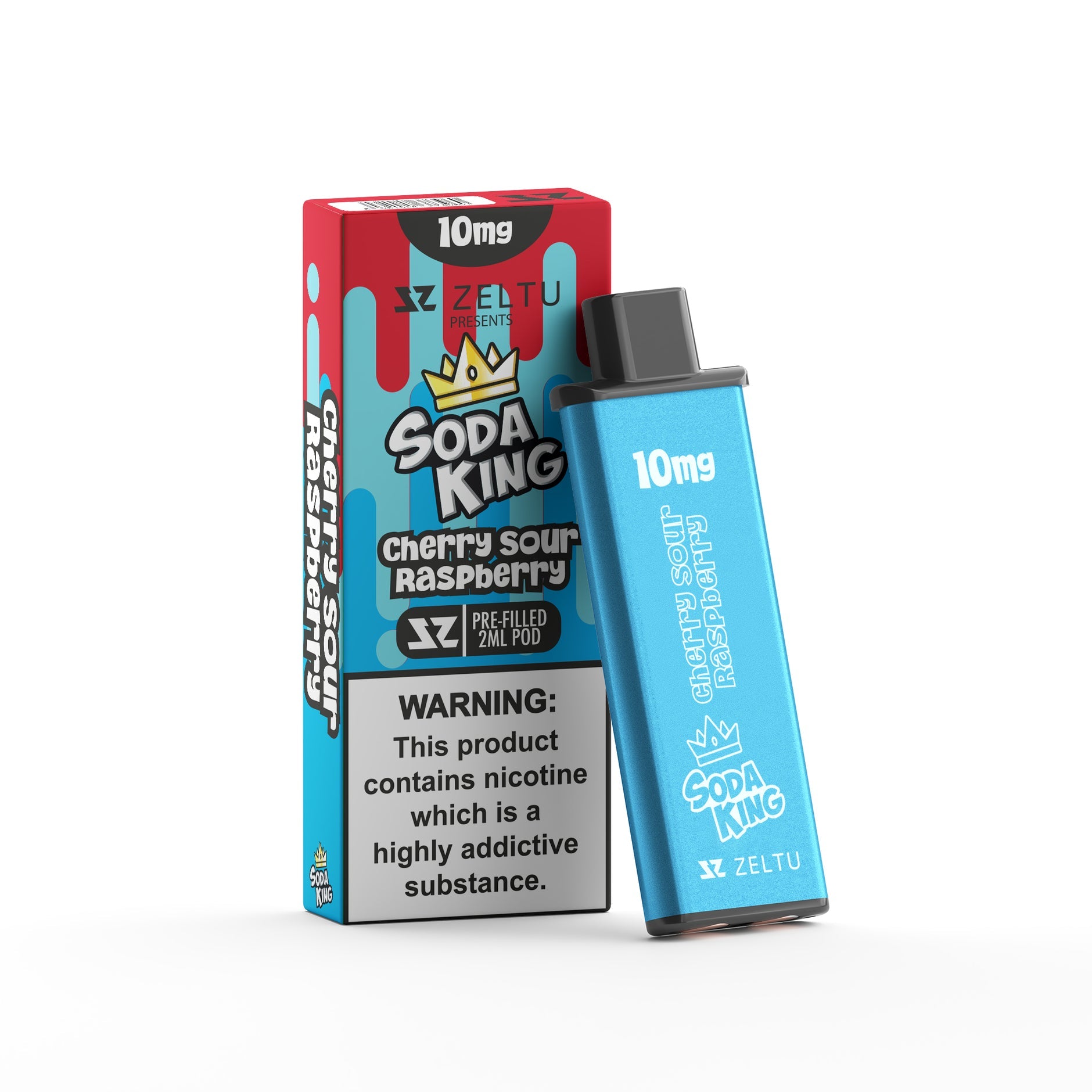 ZELTU X3 PREFILLED POD SODA KING CHERRY SOUR RASPBERRY (5) Main image