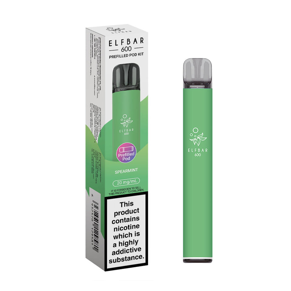 ELFBAR 600 2025 KIT SPEARMINT (10) Main image
