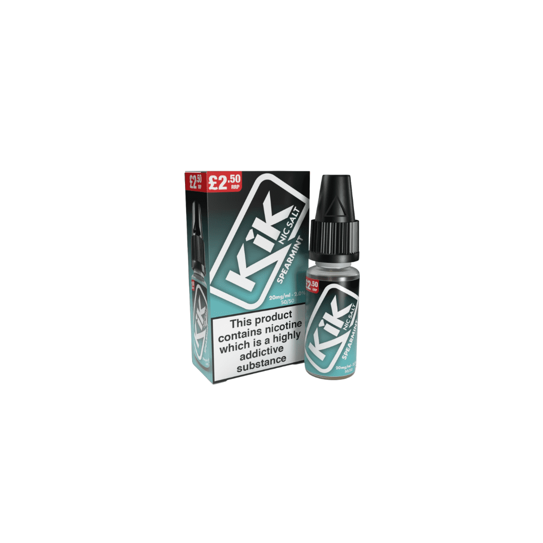 KIK Nic Salts Spearmint 20mg 10 Pack Main image