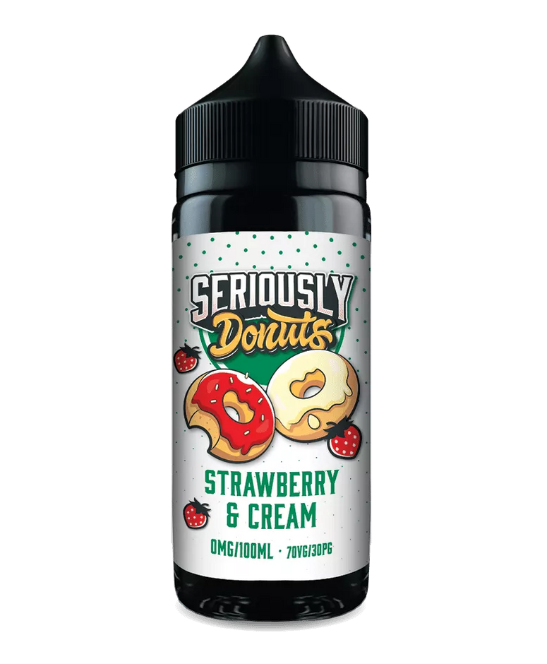 DOOZY SERIOUSLY DONUTS 100ML STRAWBERRY AND CREAM Main image