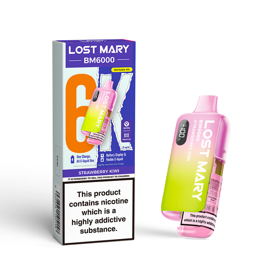 LOST MARY BM6000 KIT STRAWBERRY KIWI (5) Main image