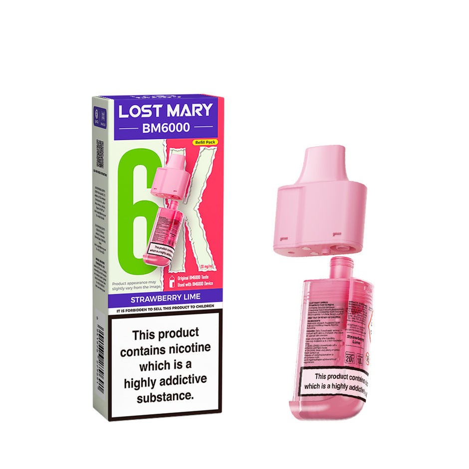 LOST MARY BM6000 POD STRAWBERRY LIME (5) Main image
