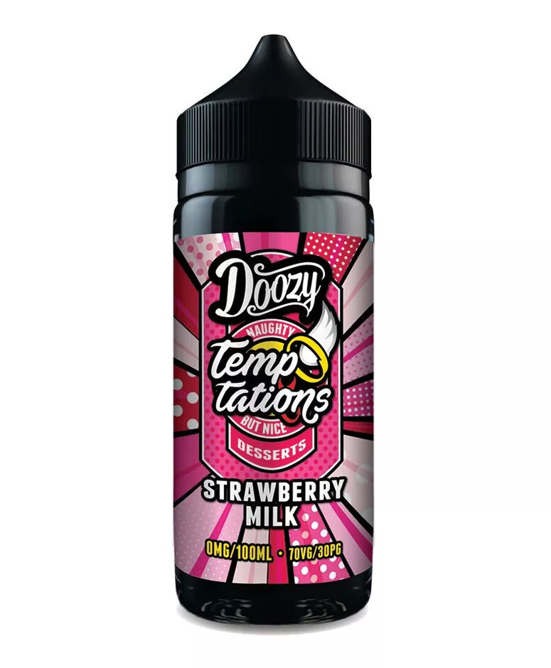 DOOZY TEMPTATIONS 100ML STRAWBERRY MILK Main image