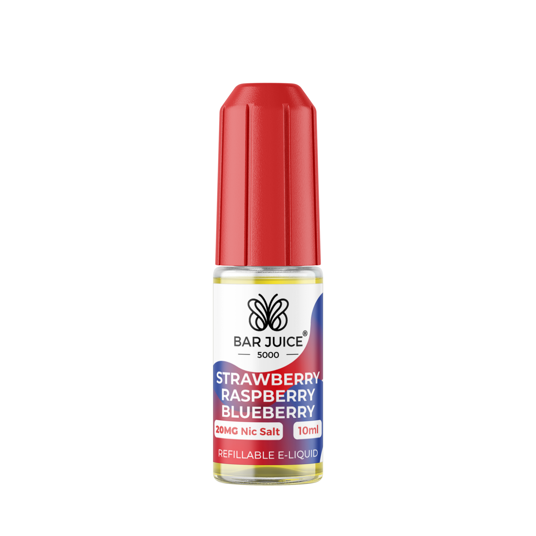 BAR JUICE 5000 10ML NIC SALT STRAWBERRY RASPBERRY BLUEBERRY (10) Main image