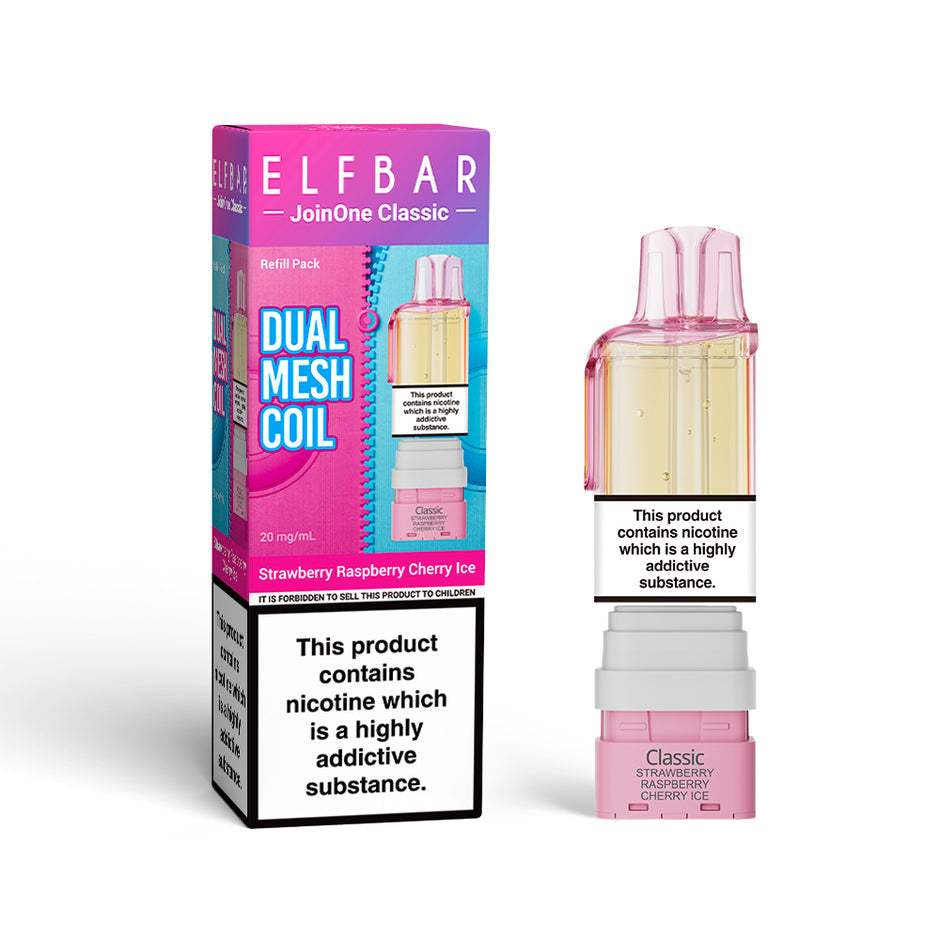 ELFBAR JOINONE REFILL STRAWBERRY RASPBERRY CHERRY ICE(5) Main image