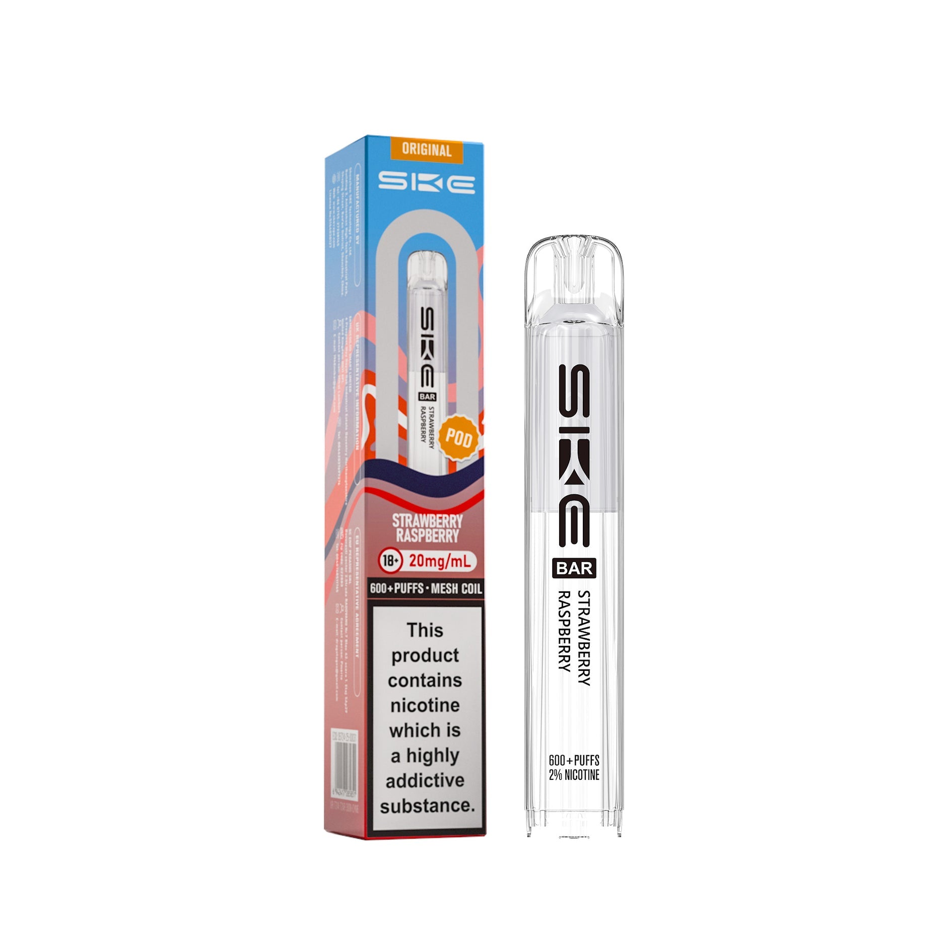 SKE BAR REFILL POD (2025) STRAWBERRY RASPBERRY (10)