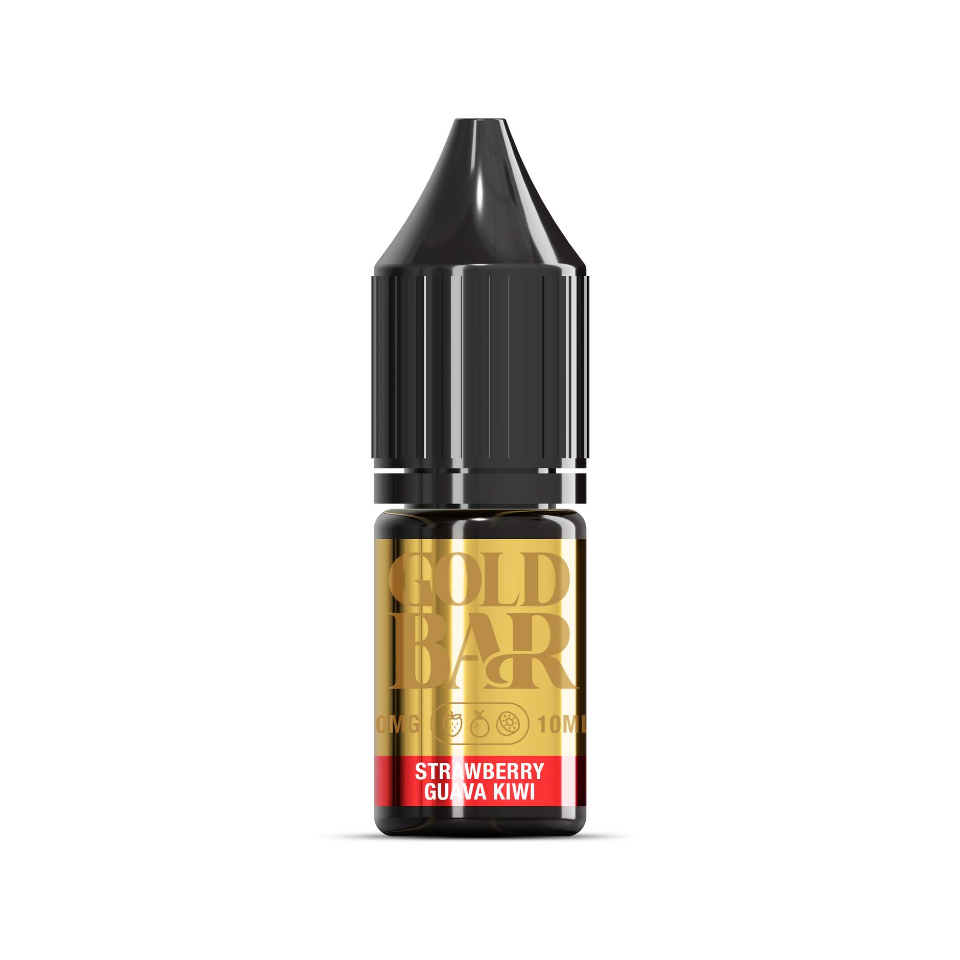 GOLD BAR SALTS 10ML STRAWBERRY GUAVA KIWI (10) Main image