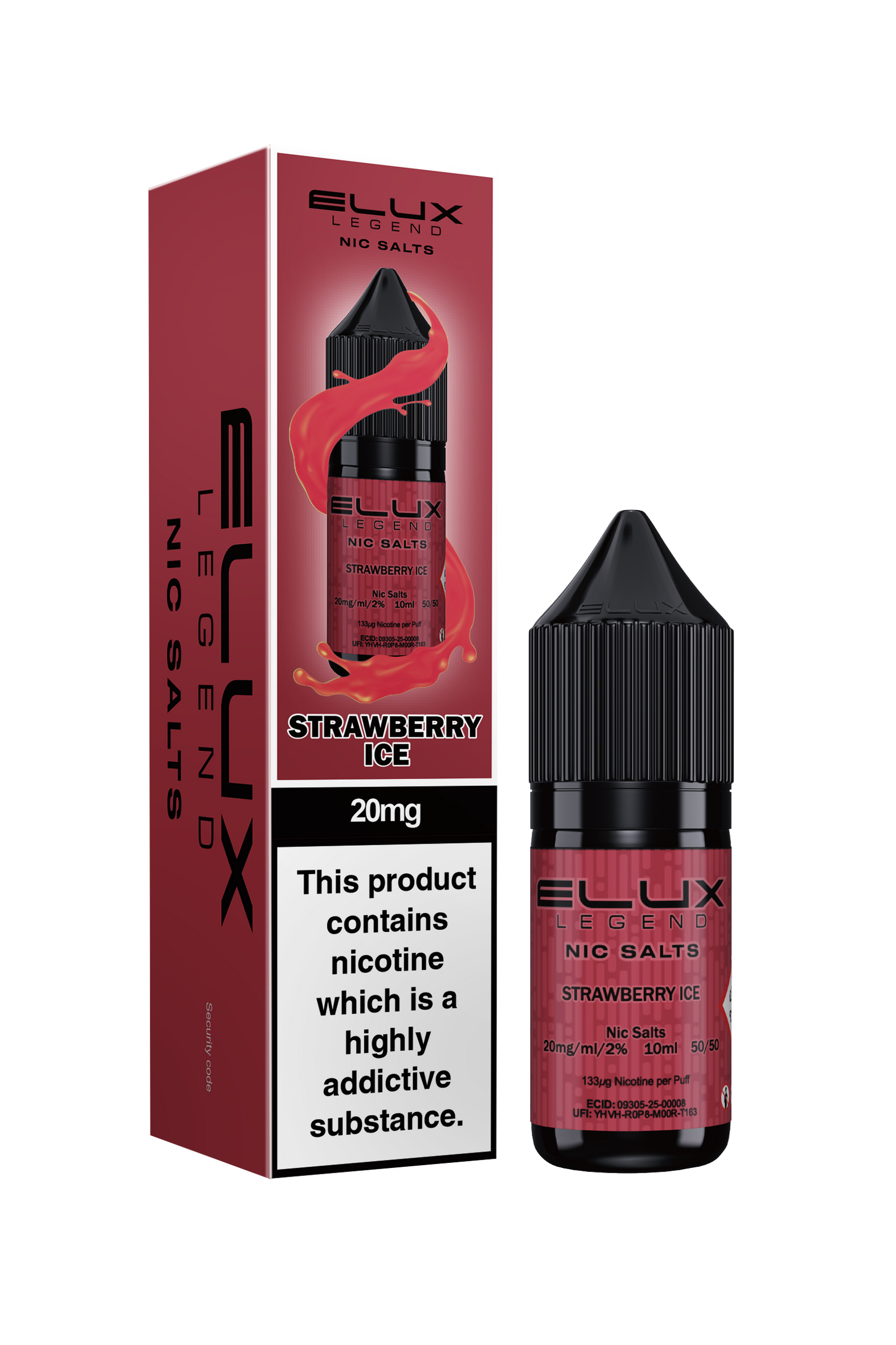 ELUX LEGEND SALTS STRAWBERRY ICE (10) Main image