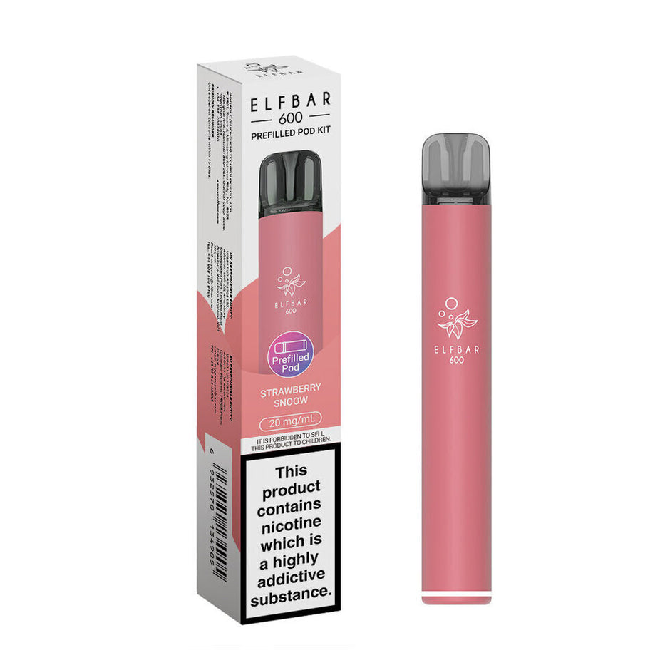 ELFBAR 600 2025 KIT STRAWBERRY SNOOW (10) Main image