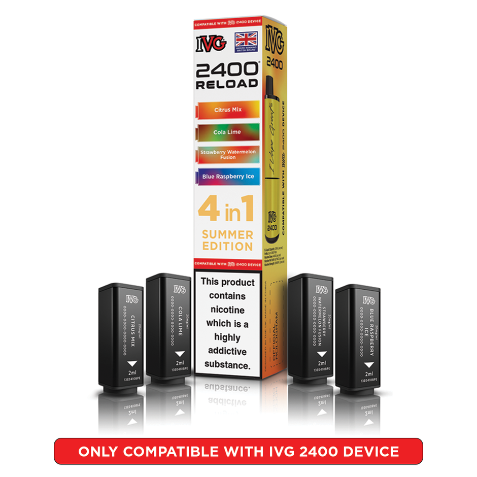 IVG 2400 RELOAD POD 4 PACK SUMMER EDITION (5) Main image