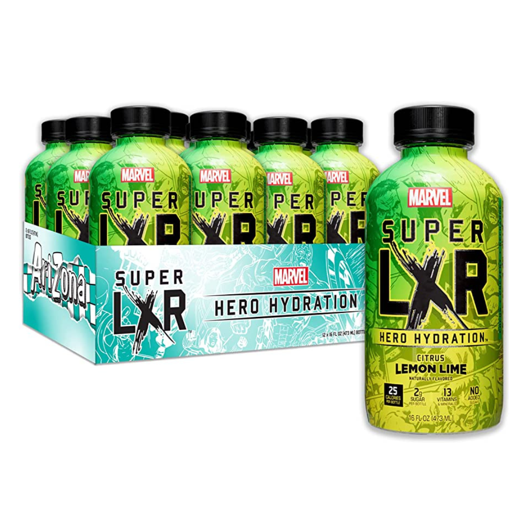 Arizona Marvel LXR Citric Lemon Lime 473ml 12 Pack