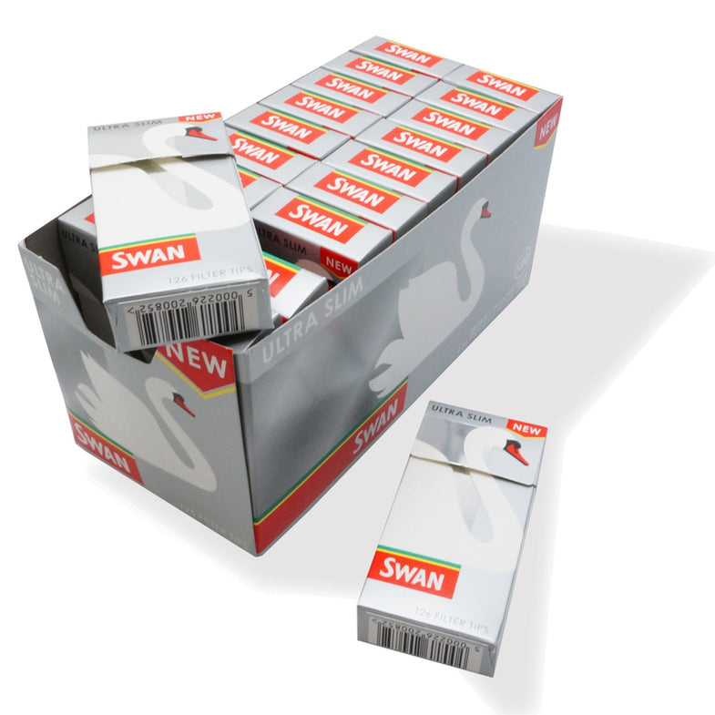 SWAN ULTRA SLIM SILVER FILTER TIPS (20) Main image