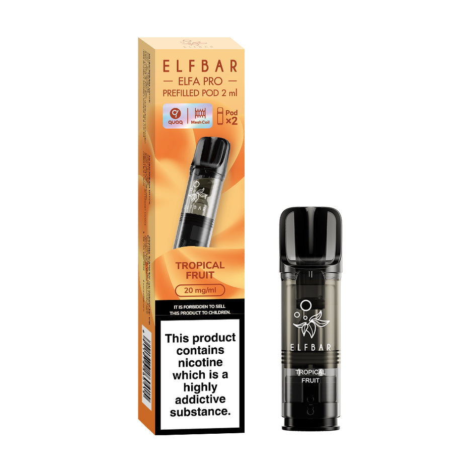 ELFBAR ELFA PRO PREFILLED POD TROPICAL FRUIT (10) Main image