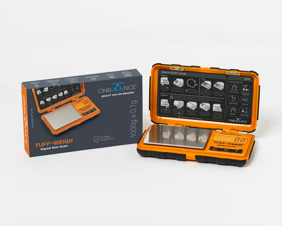 ON BALANCE TUFF-WEIGH POCKET SCALE ORANGE 1000G X 0.1G Main image