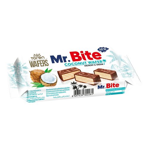 Toren Mr.Bite Milk Chocolate Coated Wafers With Coconut Cream 24x38g Main image