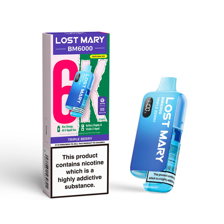 LOST MARY BM6000 KIT TRIPLE BERRY (5) Main image
