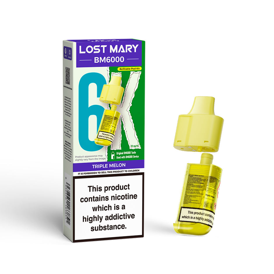 LOST MARY BM6000 POD TRIPLE MELON (5) Main image