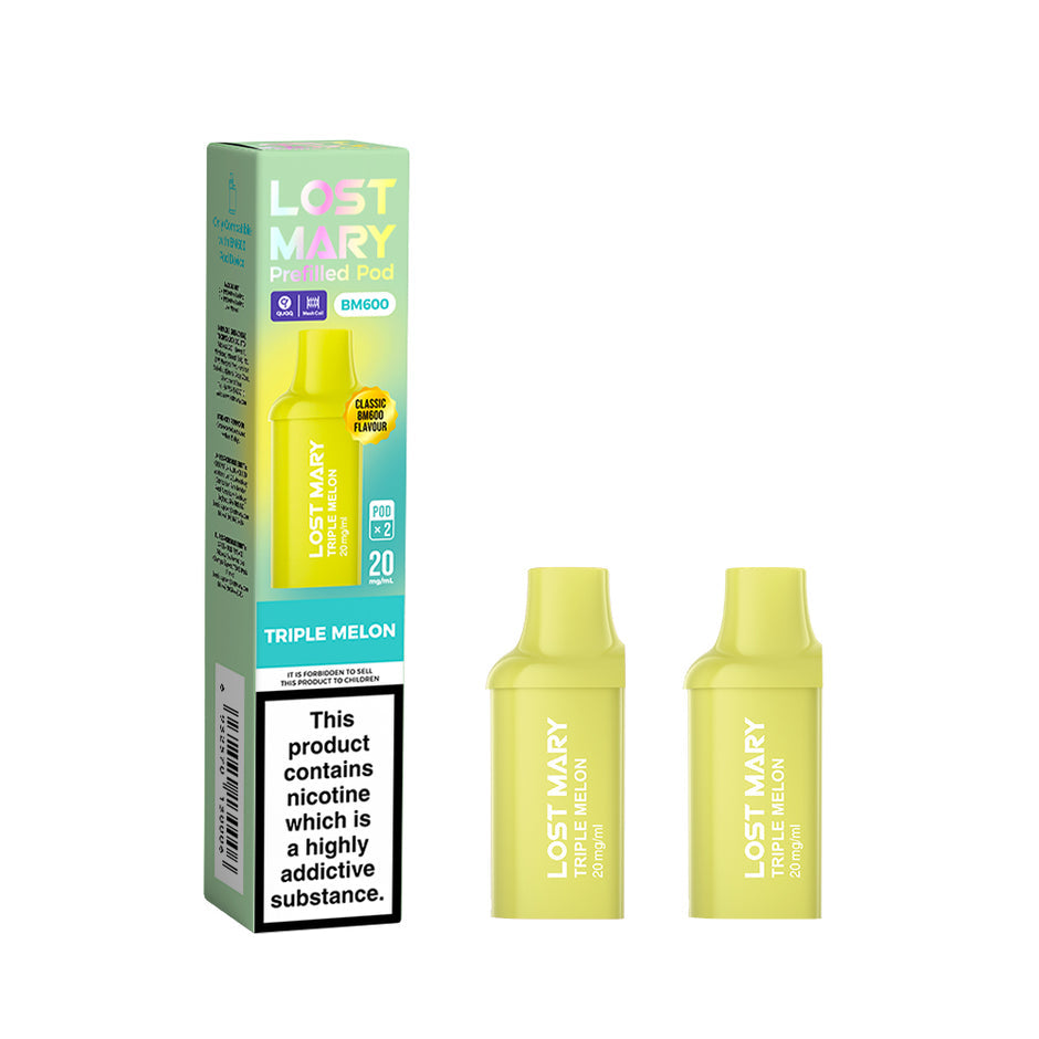 LOST MARY BM600 2025 2PK PODS TRIPLE MELON (10)