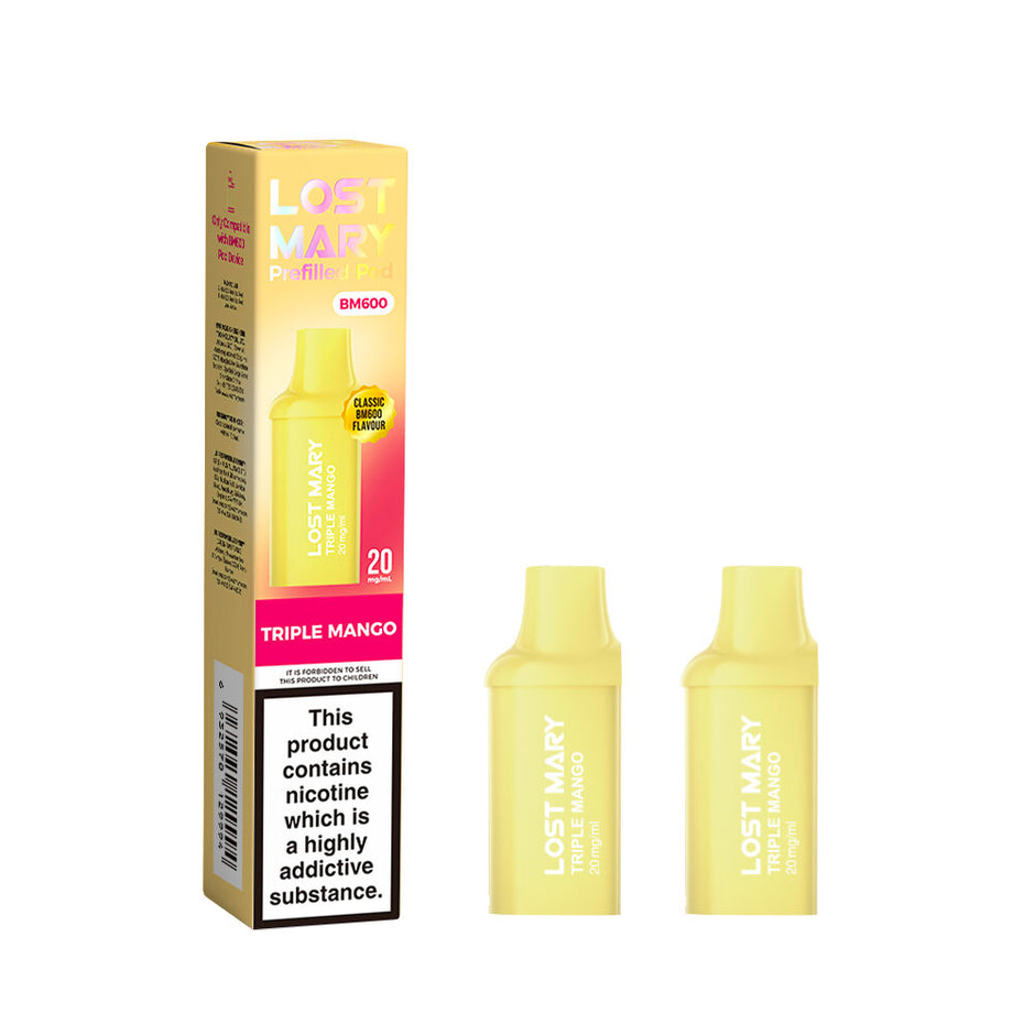 LOST MARY BM600 2025 2PK PODS TRIPLE MANGO (10) Main image