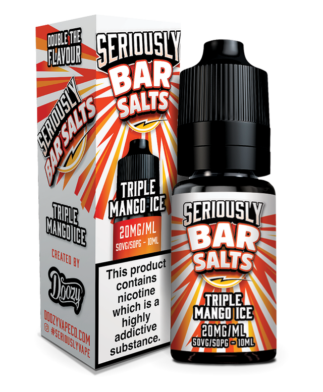SERIOUSLY BAR SALTS 10ML TRIPLE MANGO ICE (10)