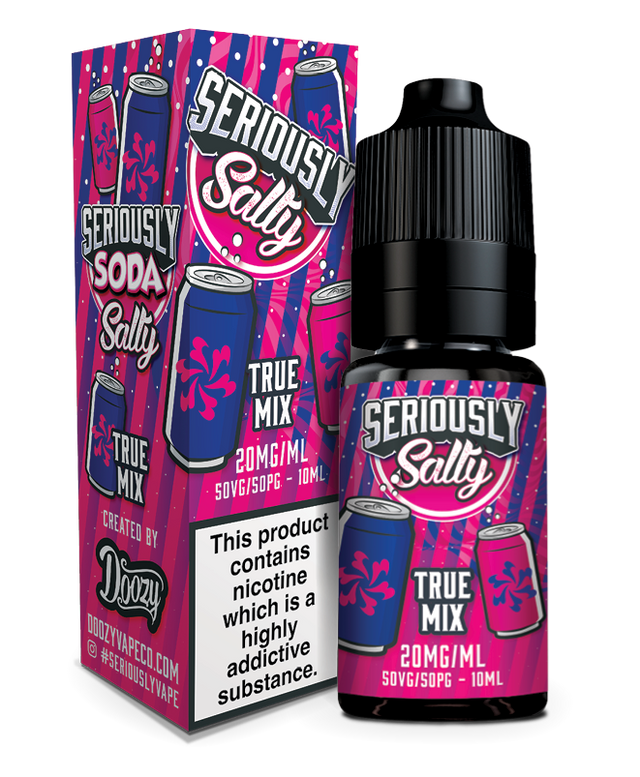SERIOUSLY SODA 10ML NIC SALTS TRUE MIX (10) Main image