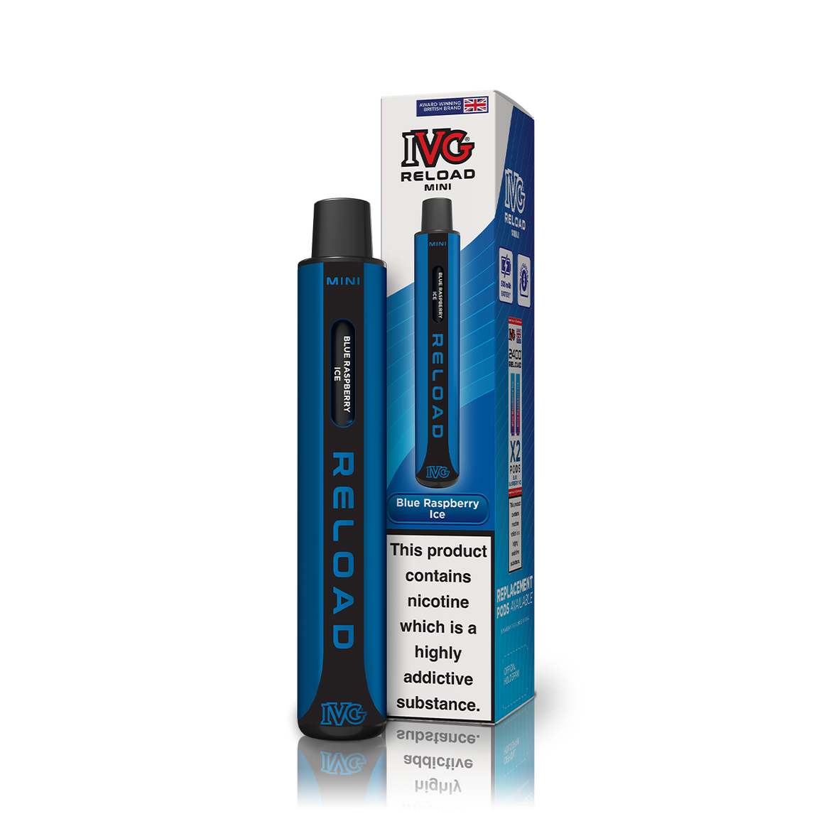 IVG RELOAD MINI KIT BLUE RASPBERRY ICE (10) Main image