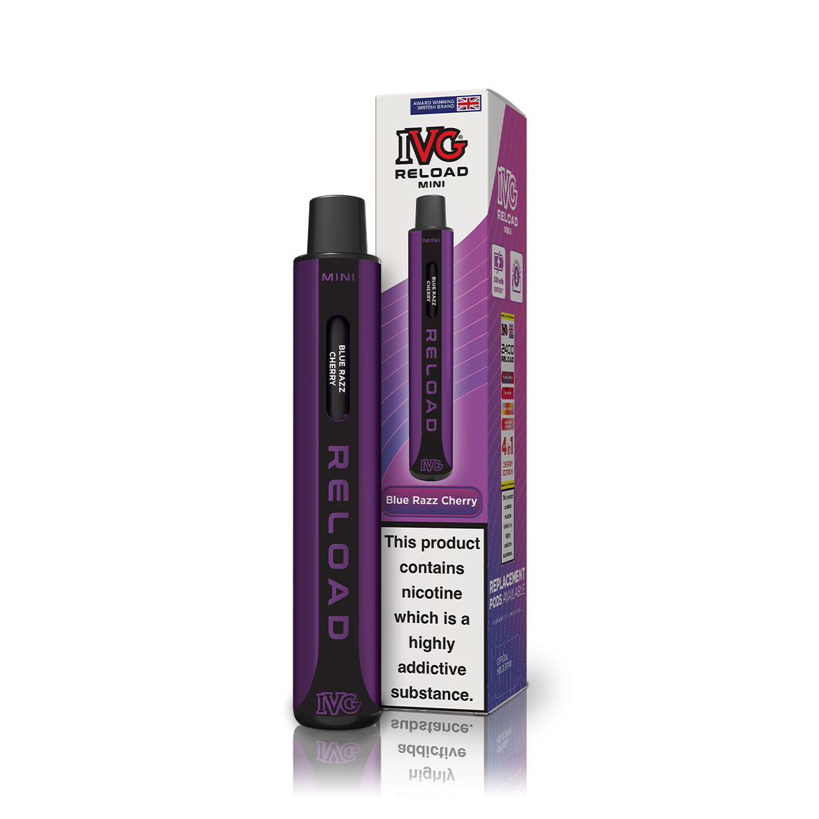 IVG RELOAD MINI KIT BLUE RAZZ CHERRY (10)