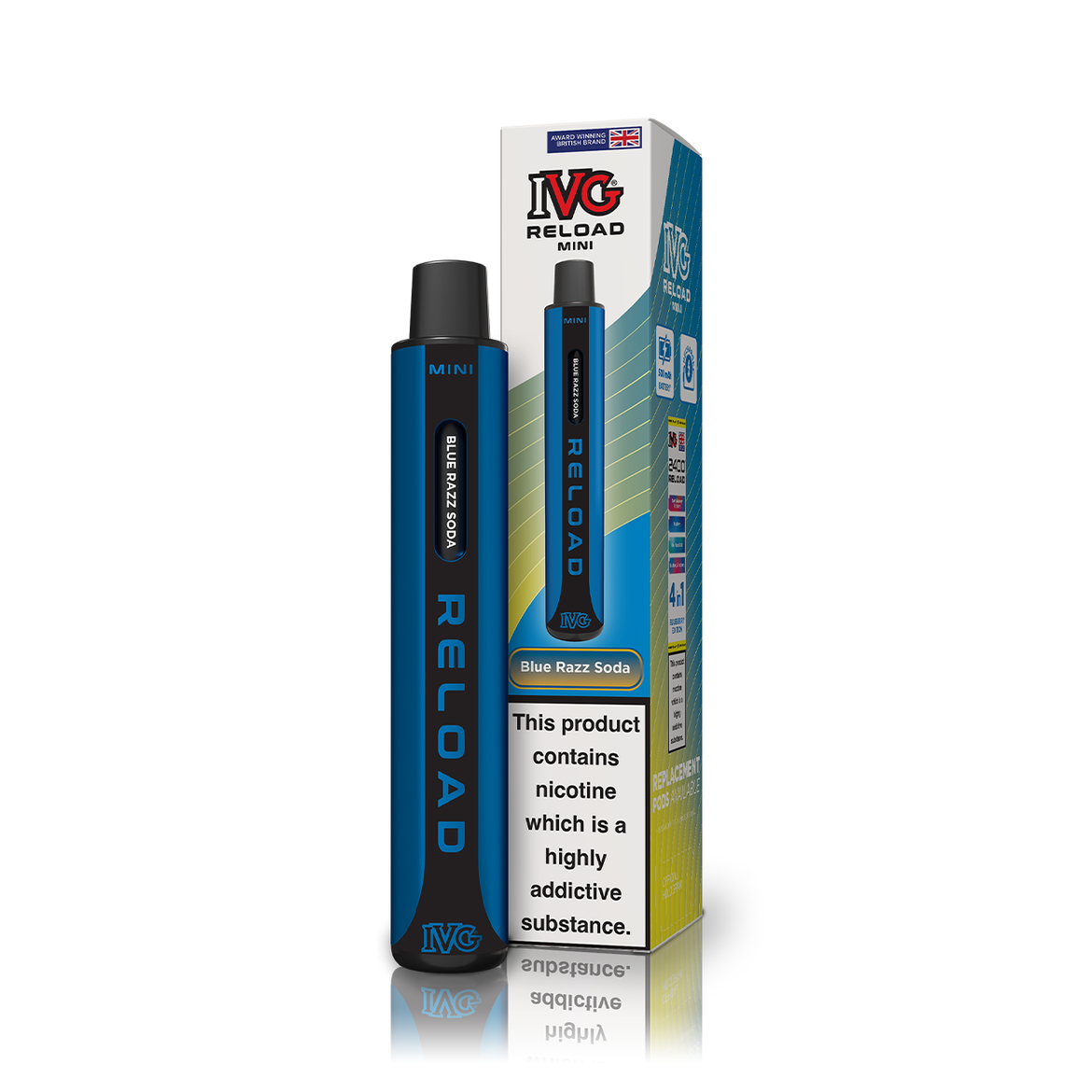 IVG RELOAD MINI KIT BLUE RAZZ SODA (10) Main image