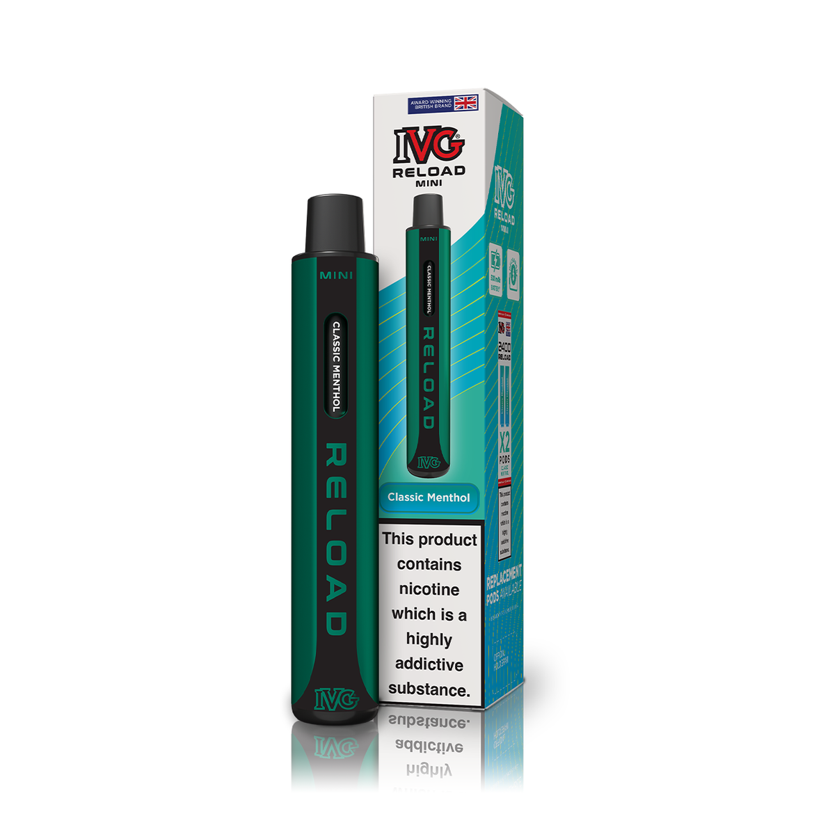 IVG RELOAD MINI KIT CLASSIC MENTHOL (10) Main image