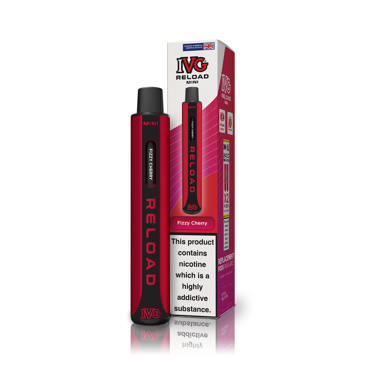 IVG RELOAD MINI KIT FIZZY CHERRY (10) Main image