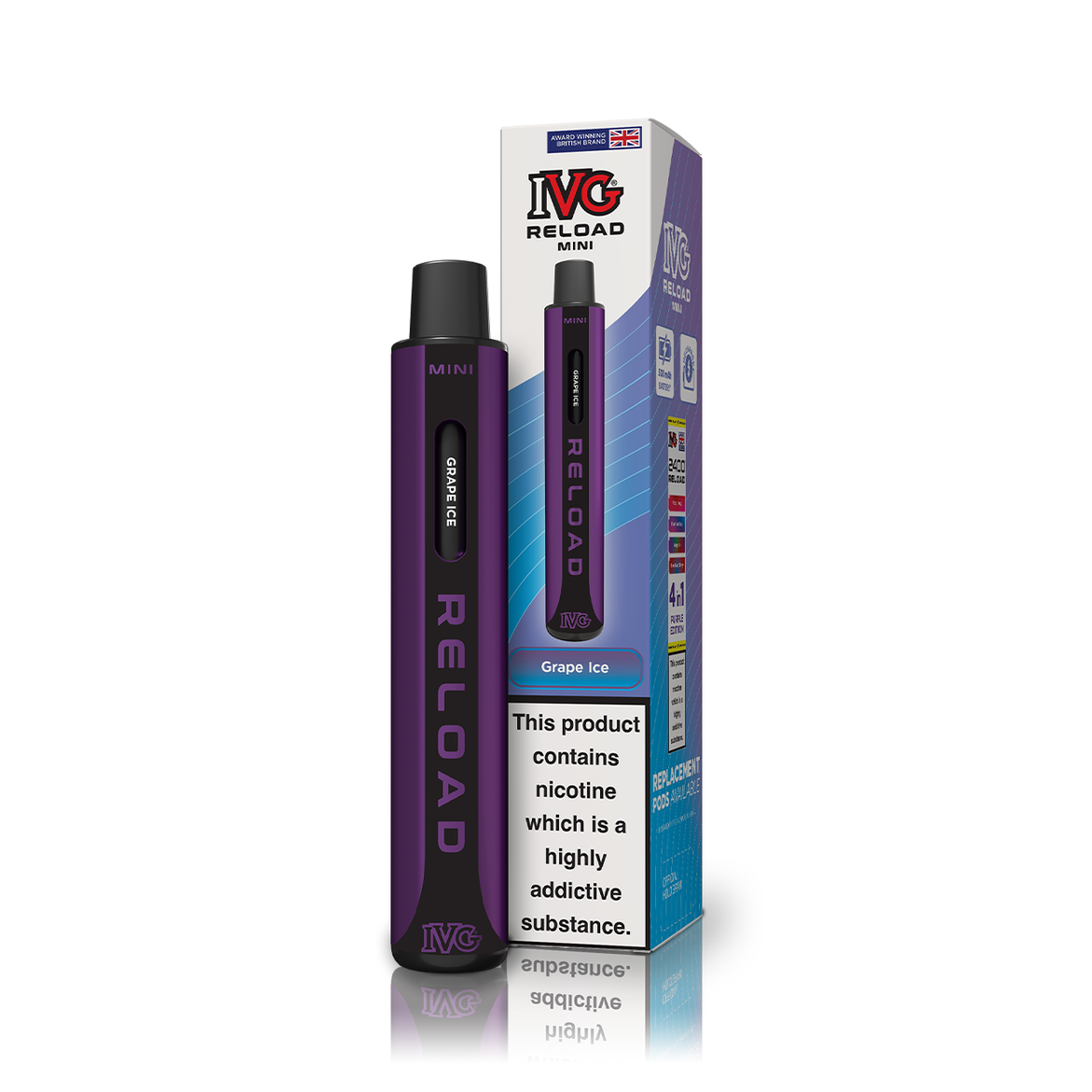 IVG RELOAD MINI KIT GRAPE ICE (10) Main image