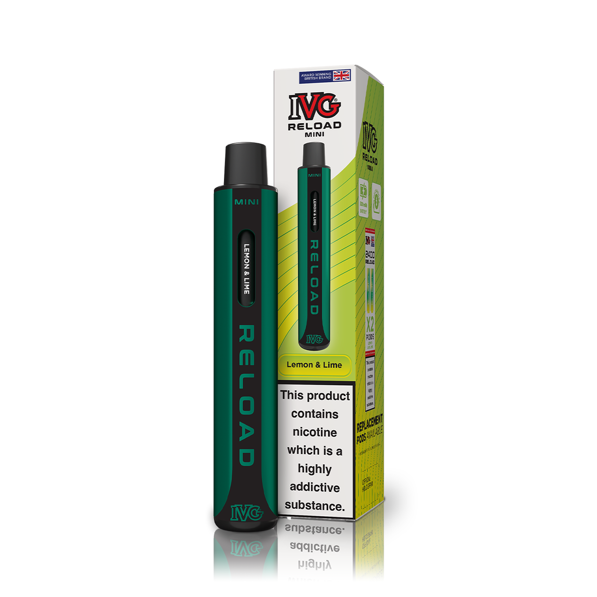 IVG RELOAD MINI KIT LEMON & LIME (10)