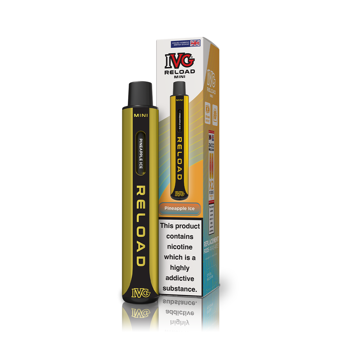 IVG RELOAD MINI KIT PINEAPPLE ICE (10) Main image
