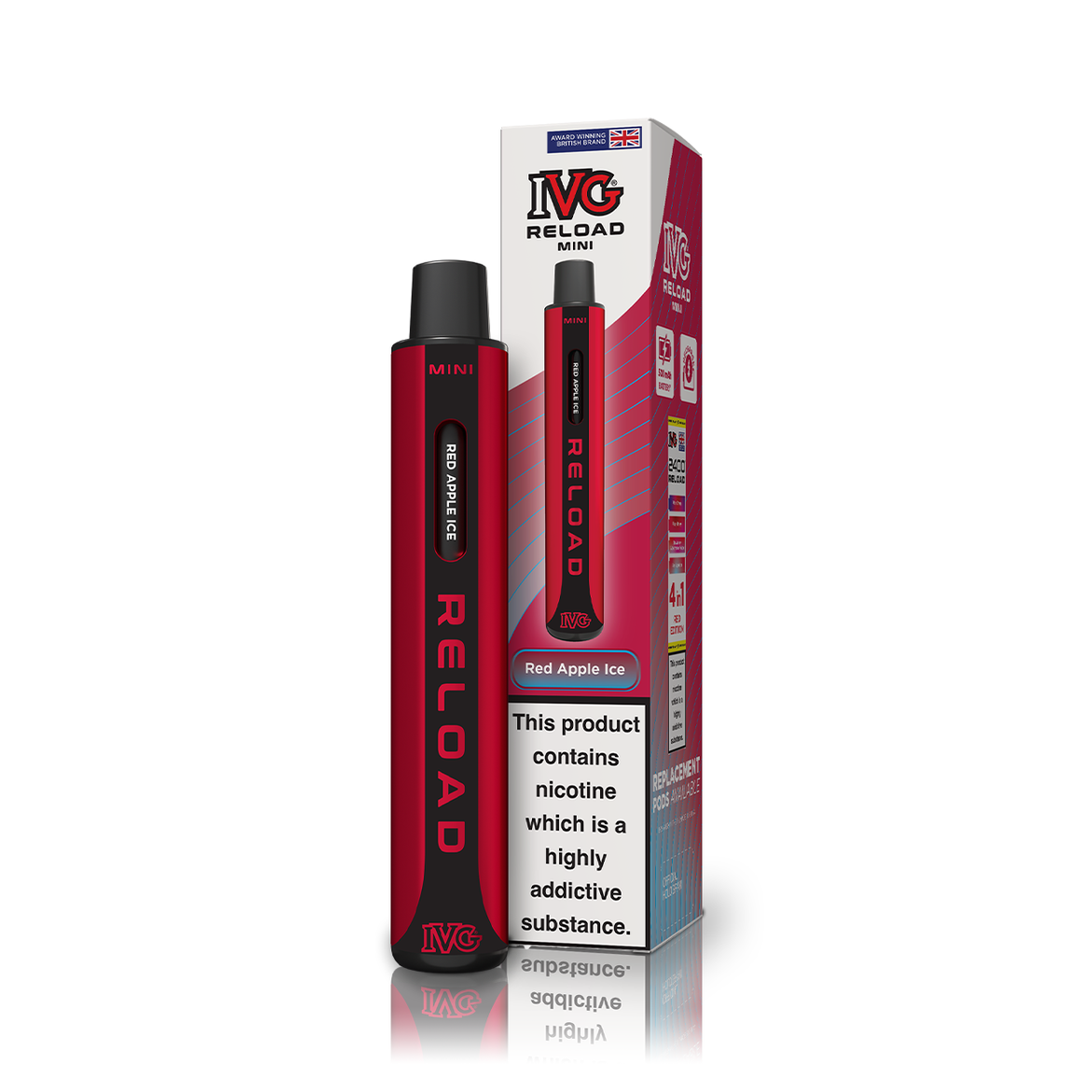 IVG RELOAD MINI KIT RED APPLE ICE (10) Main image