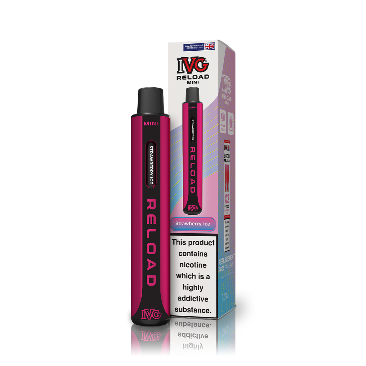 IVG RELOAD MINI KIT STRAWBERRY ICE (10) (Copy) Main image