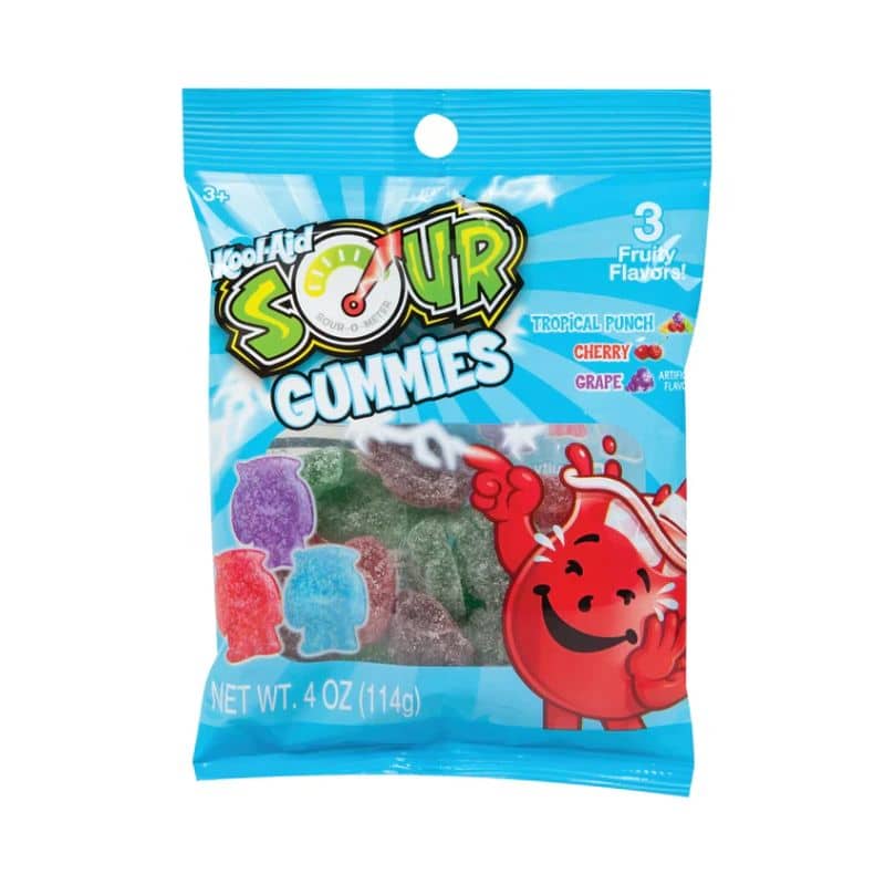 Kool Aid Sour Gummies Candy 114g