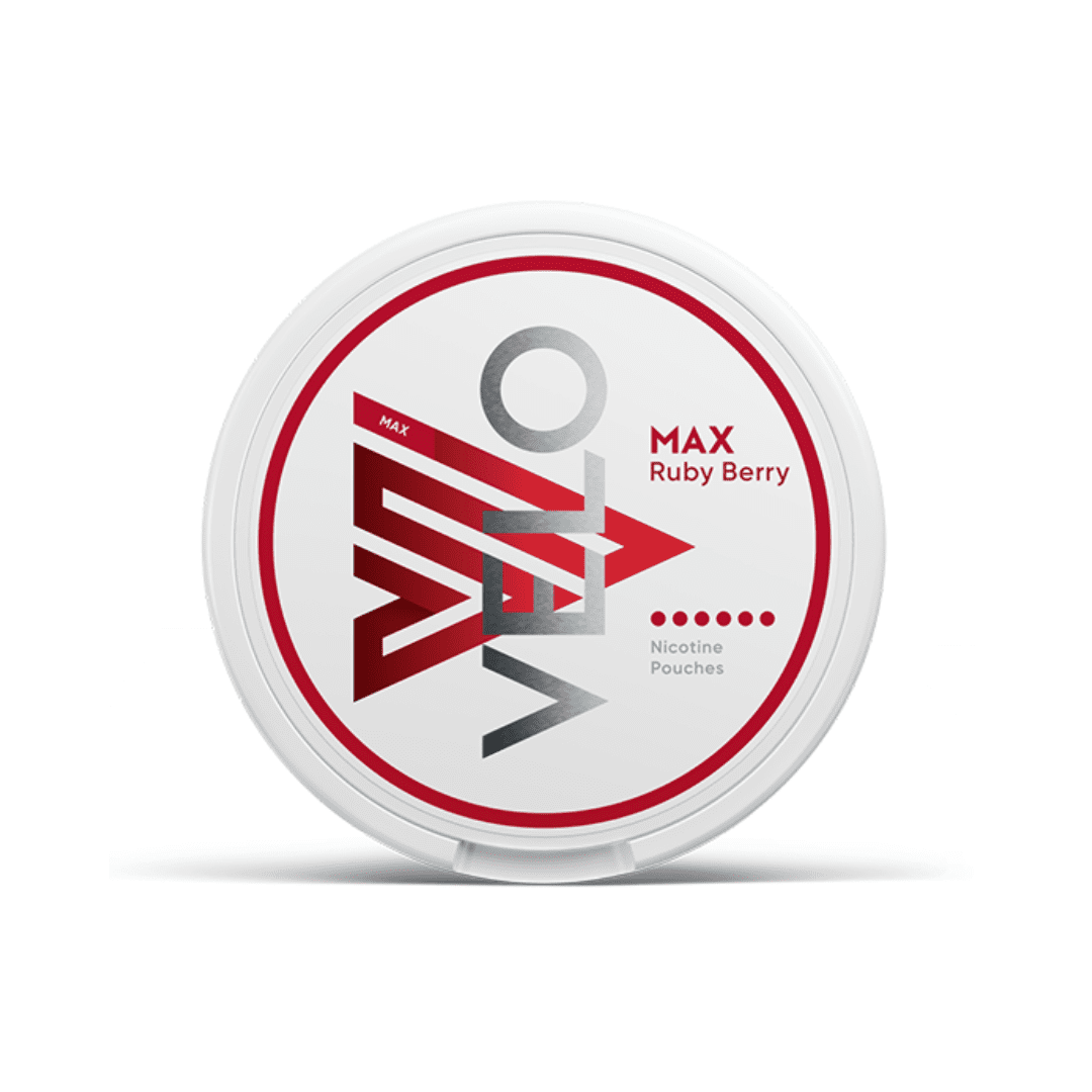 Velo Nicotine Pouch Max Ruby Berry 17mg 10 Pack Main image