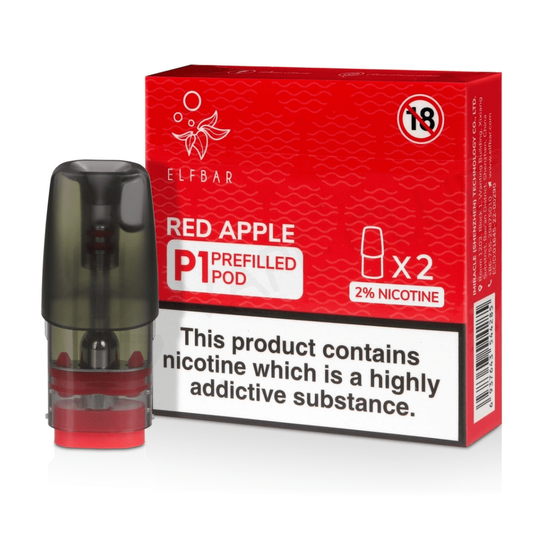 Elfbar Refilled Pod Red Apple 10 Pack Main image