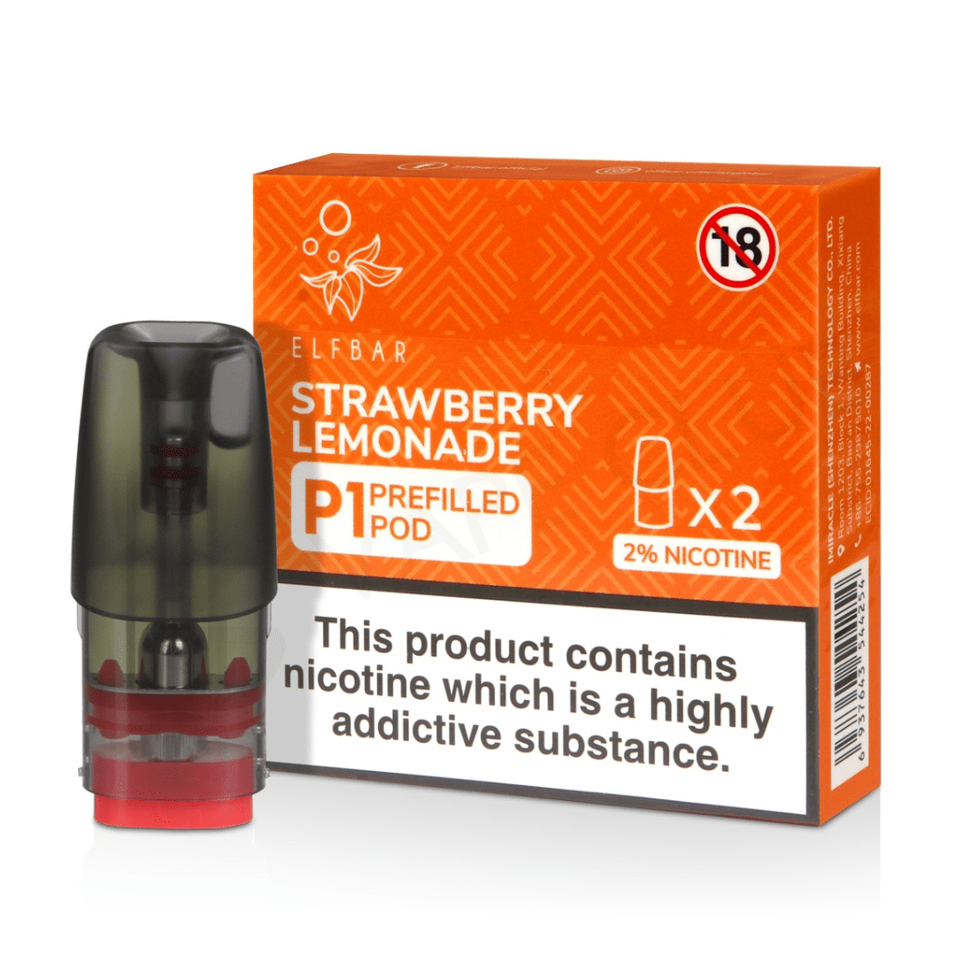 Elfbar Refilled Pod Strawberry Lemonade 10 Pack Main image