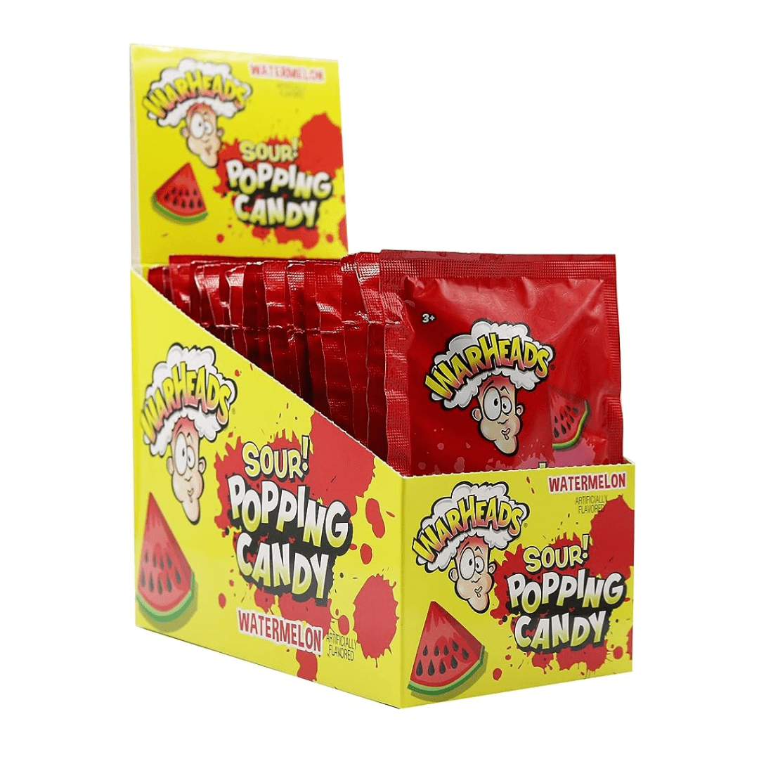 Warheads Sour Popping Candy Watermelon 20 Pack Main image