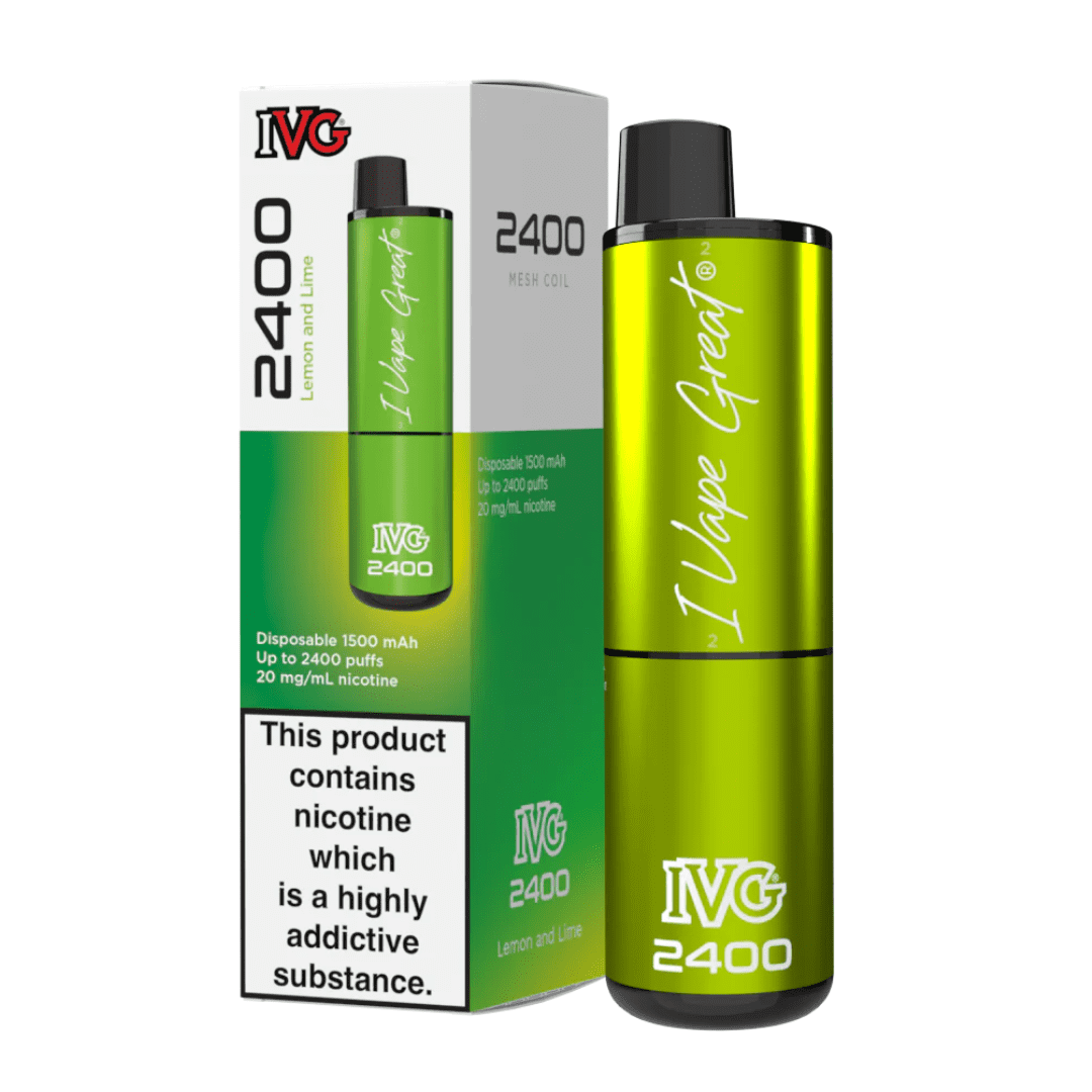 IVG 2400 Lemon & Lime Bar 5 Pack Main image