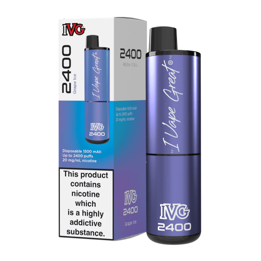 IVG 2400 Grape Ice Bar 5 Pack