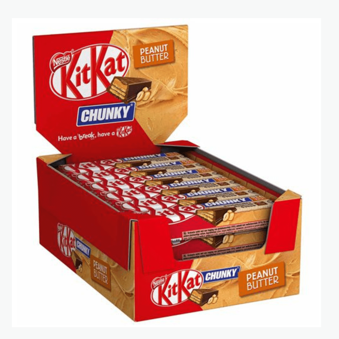 Kit Kat Chunky Peanut Butter 42g 24 Pack