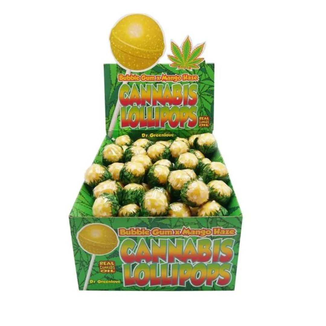 Cannabis Lollipop Bubblegum Mango Haze 18g 70 Pack