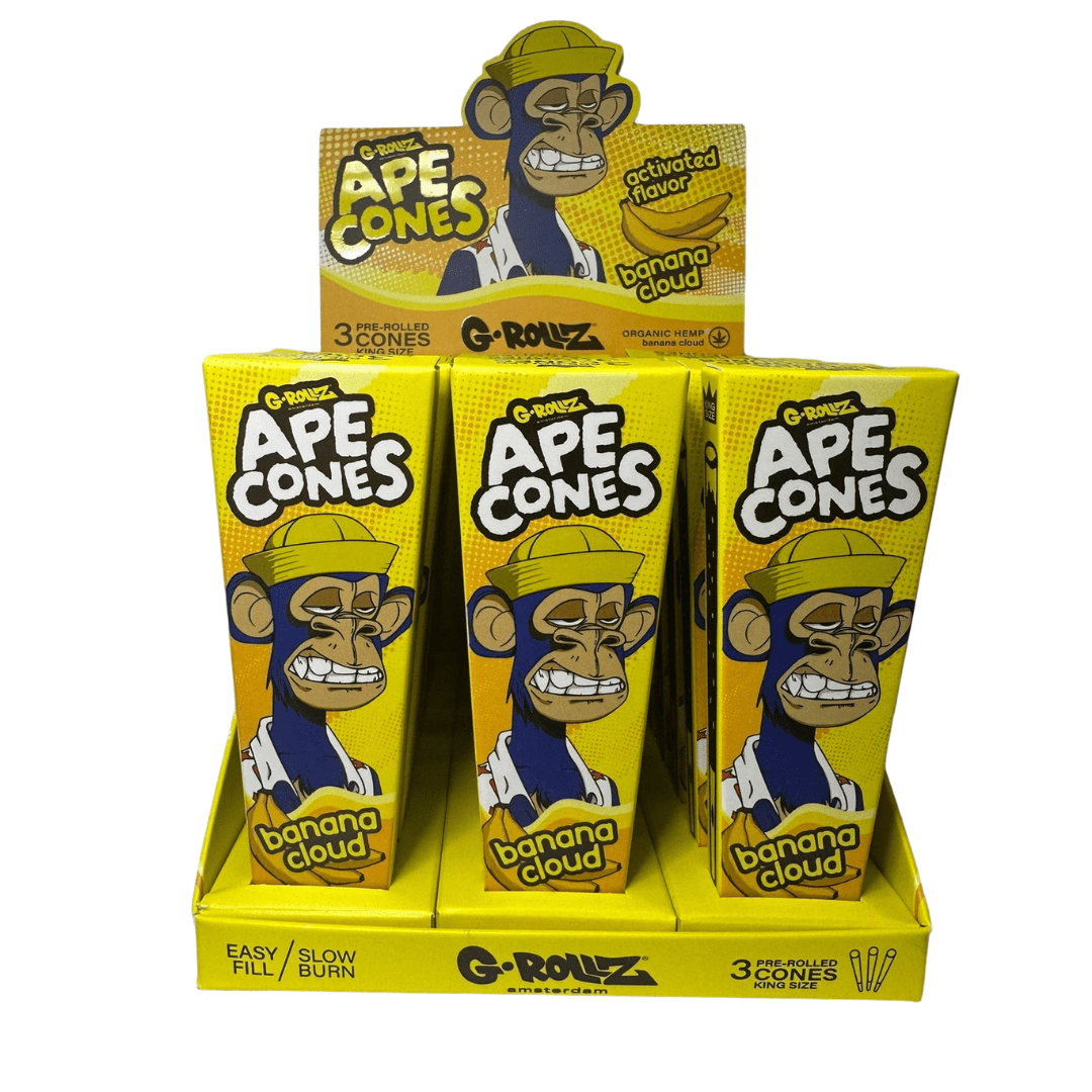G-Rollz Ape Banana Cloud KS Pre Cones 24 Pack Main image