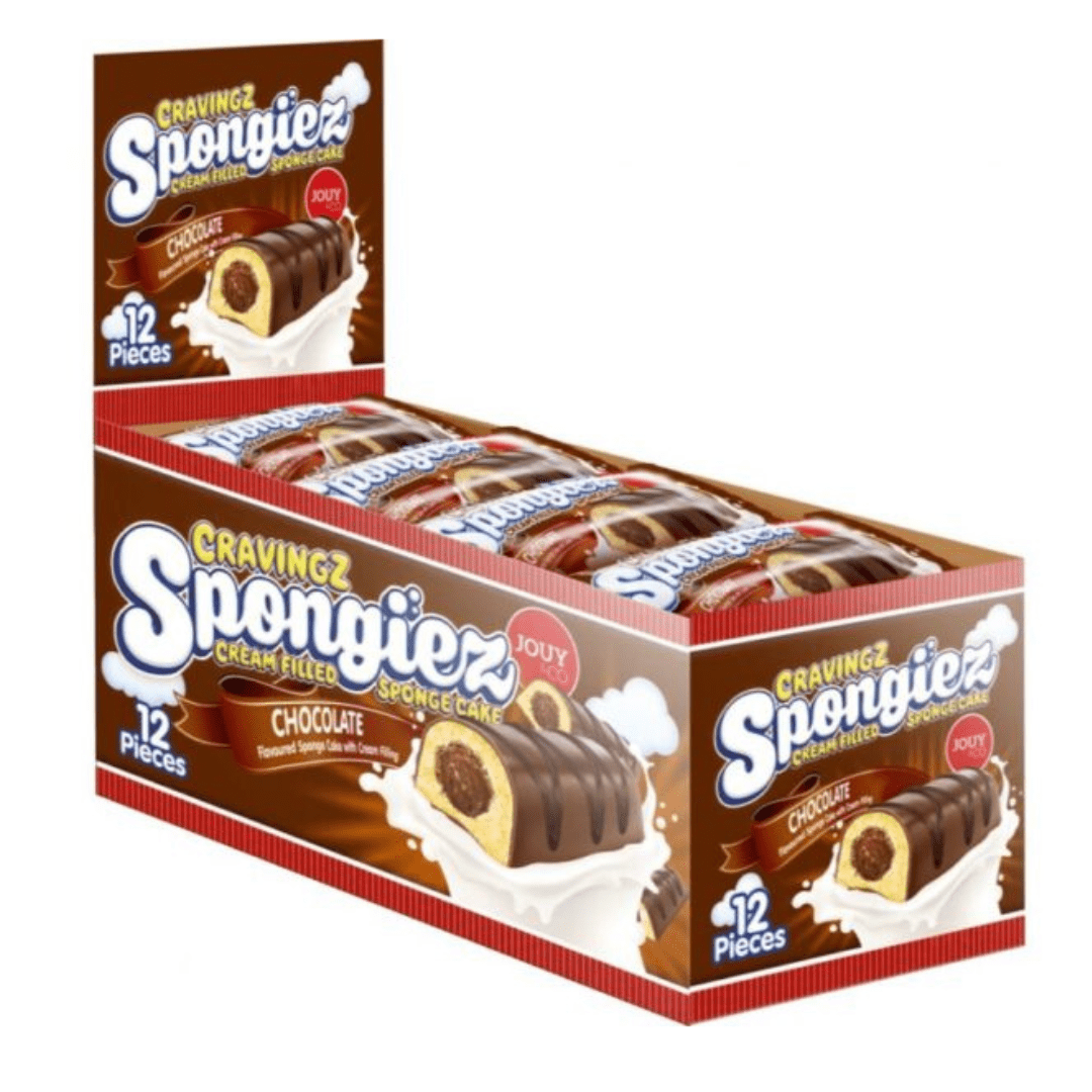 Cravingz Spongiez Chocolate Flavour Cake 12 Pack Main image
