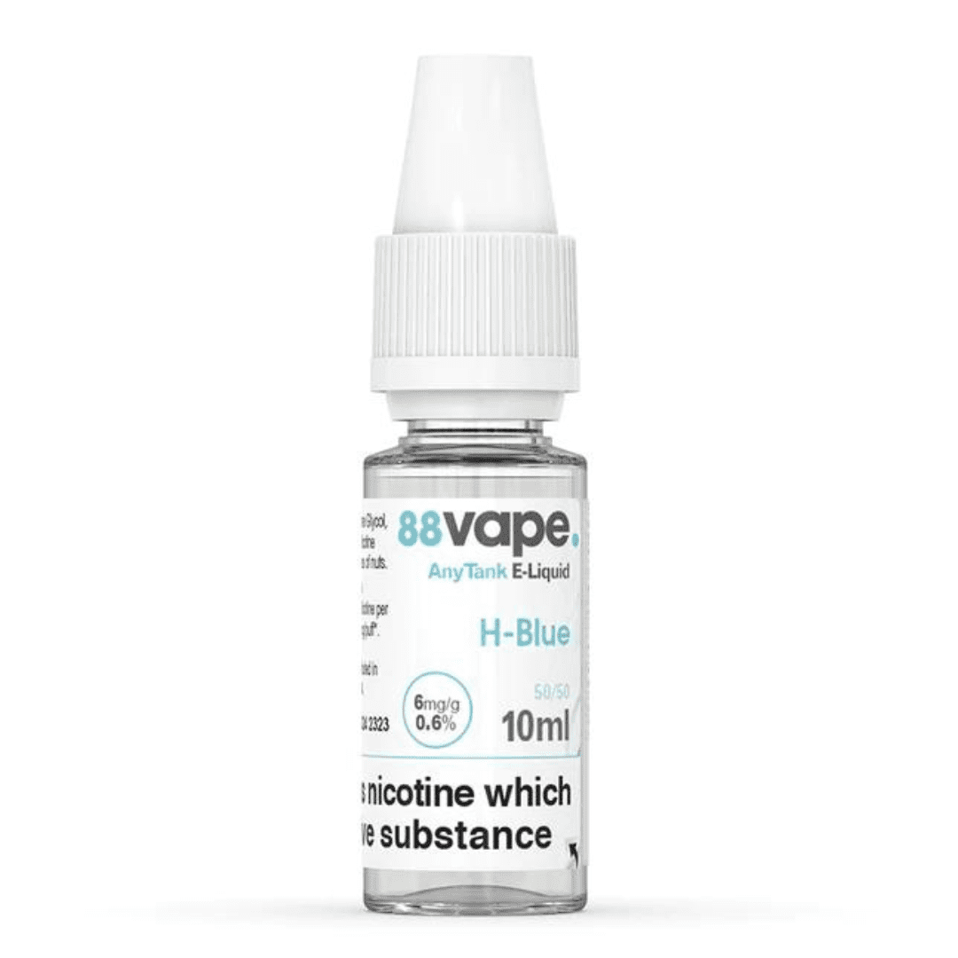 88 Vape E-Liquid H-Blue 10ml 20 Pack - 6mg Main image