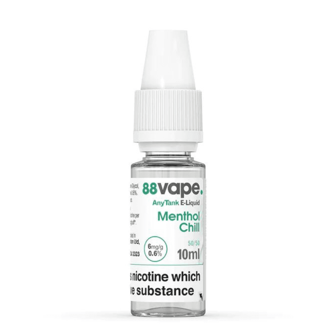 88 Vape E-Liquid Menthol Chill 10ml 20 Pack - 6mg Main image