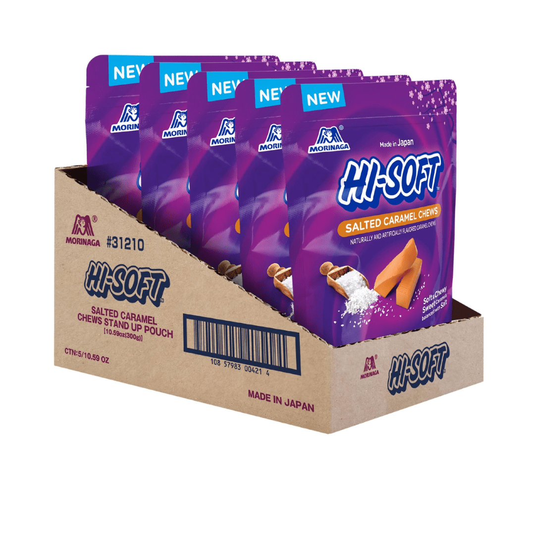 Hi-Soft Salted Caramel Chews 85g Peg Bag Main image