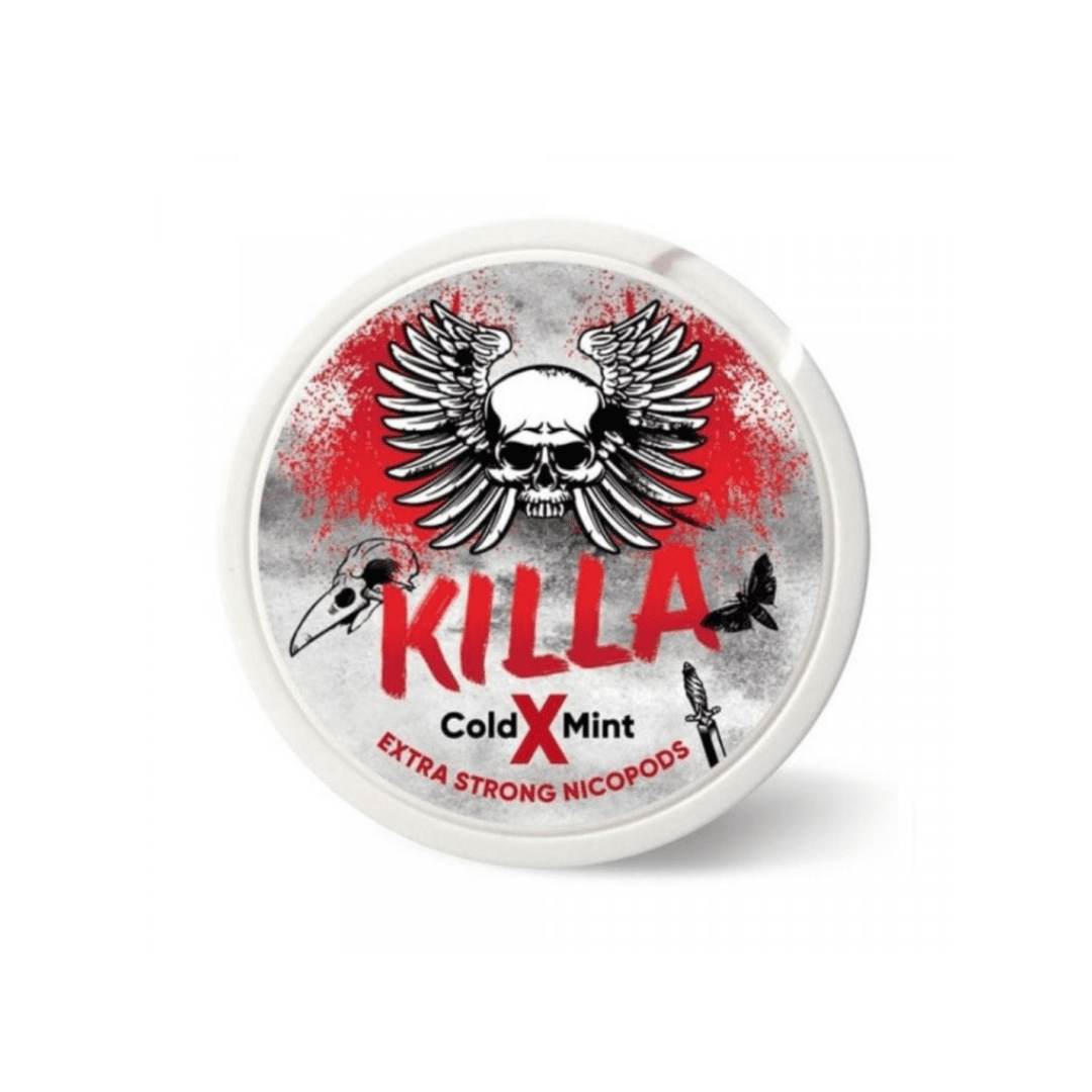 Killa Extra Strong Nicopods 16mg Per Pounch Cold X Mint 10 Pack Main image